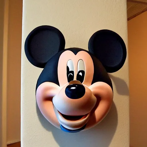 Image similar to mickey mouse taxidermy failure