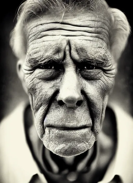 Image similar to handsome anthropomorphic mangle by lee jeffries, gelatin silver process