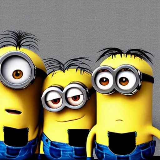 Prompt: minions as k - pop