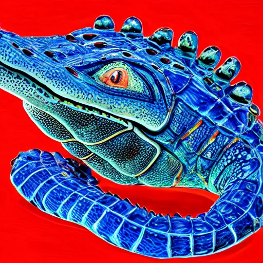 Prompt: gator lobster. hyperdetailed photorealism