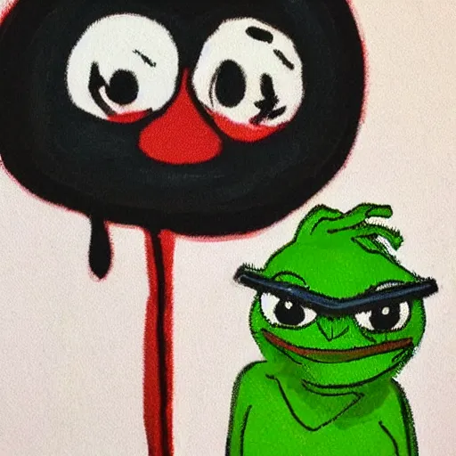 Prompt: pepe with spoon