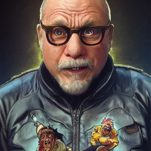 Image similar to bobcat goldthwait as e. honda from street fighter, ultra realistic, concept art, intricate details, eerie, highly detailed, photorealistic, octane render, 8 k, unreal engine. art by artgerm and greg rutkowski and magali villeneuve and alphonse mucha