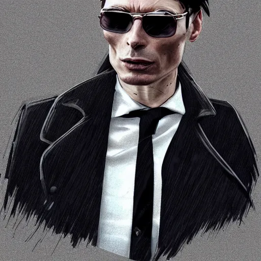 Image similar to a portrait of cillian murphy as tommy shelby in front of atlantis, in the style of Benjamin Bader, sharp, highly detailed, realistic face, digital art, epic, fantasy, artstation
