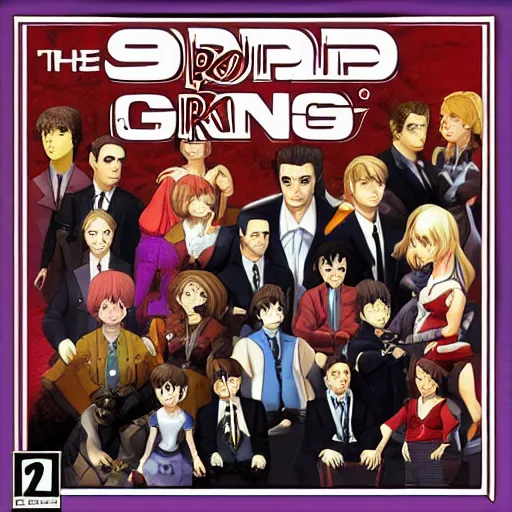 Image similar to the sopranos jrpg ps2 game of the year cover greatest hits