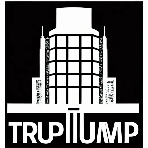 Prompt: a symbol ( icon ) for donald trump, by gaphic designer herb lubalin