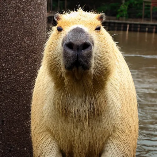Image similar to capybara dressed as a king