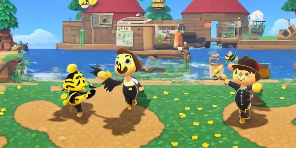 Image similar to herky the hawk in animal crossing new horizons