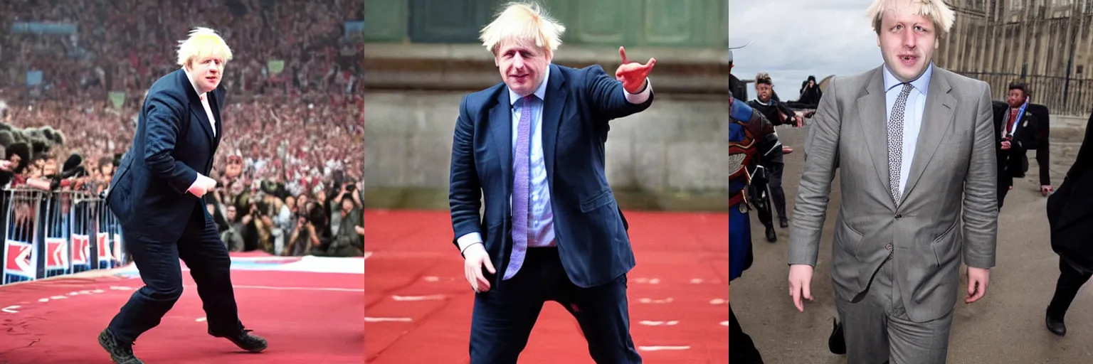 Prompt: Boris Johnson the gladiator