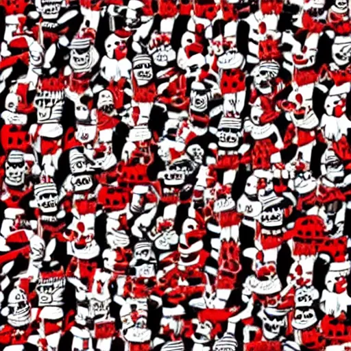 Image similar to where is waldo