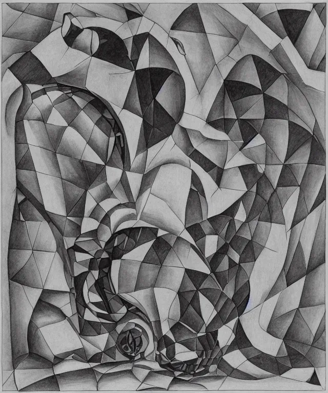 Image similar to my fursuit is an mc escher drawing, i however personally am an impossible object