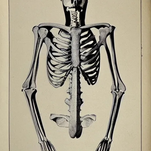 Prompt: a botanical illustration of a skeleton, by Elizabeth Twinning