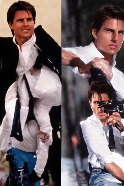 Prompt: Mahavishnu Tom Cruise