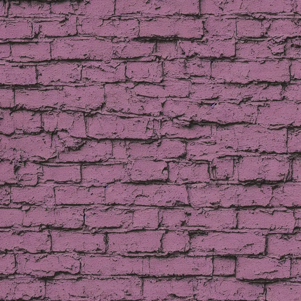 Prompt: purple painted brick texture