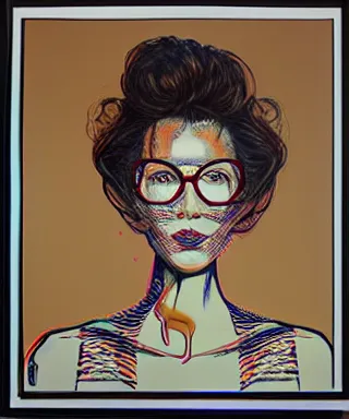 Image similar to a portrait of a woman by james jean and brian despain.