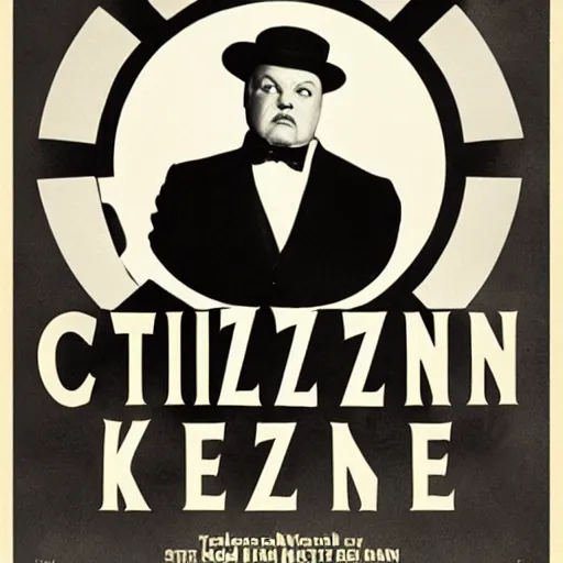 Image similar to citizen kane 2 poster