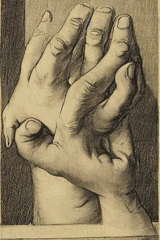 Image similar to how to draw a hand by Hogarth