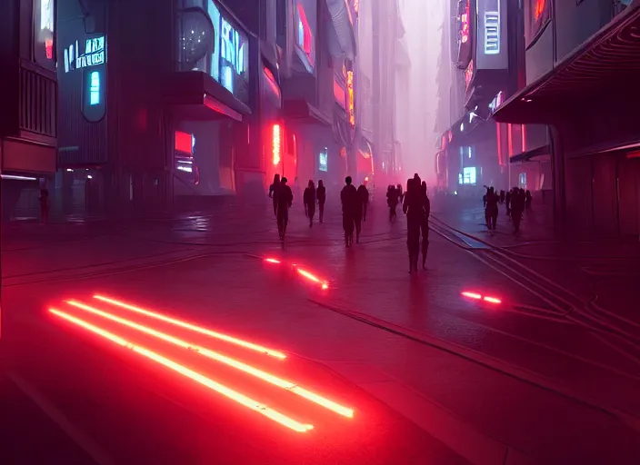 Image similar to a xenomorph colony blade runner 2 0 4 9 city architecture, spacex starship rocket launch, environmental lighting, stromy weather, ray tracing, people walking in street, amazing view, futuristic, highly detailed, heavy traffic, neon shops, octane render, unreal engine 5, artstation, 4 k