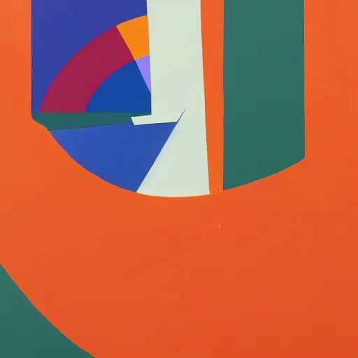 Image similar to A painting of an iphone, abstract painting in the style of Gary Hume and Tatsuro Kiuchi, flat colour-block style, geometric abstraction, earthy colours