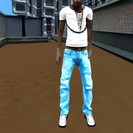 Prompt: Travis Scott in IMVU,