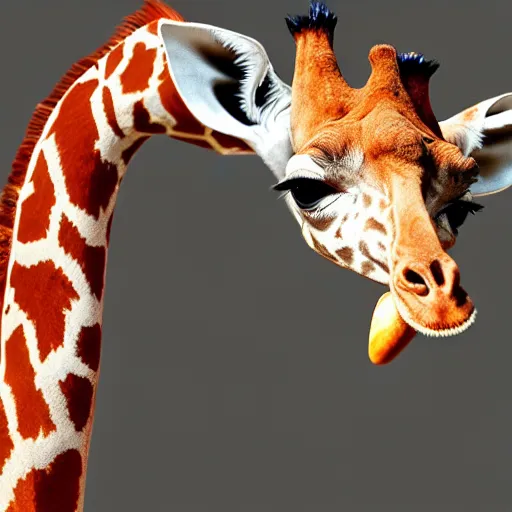 Prompt: hybrid of a Giraffe and a Flamingo, full body shot, sharp focus, ultra-detailed, photorealistic, complex, intricate, 3-point perspective, hyper detailed, IMAX quality, cinematic, finely detailed, small details, extra detail, symmetrical, high resolution, photo, 8k, award-winning, awe-inspiring, ground-breaking, masterpiece