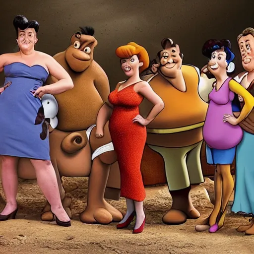 Prompt: The Flintstones