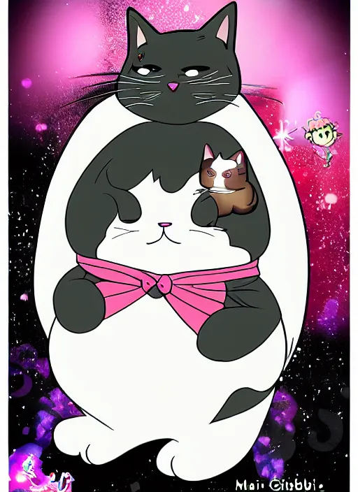 Image similar to fat cat manga magical anime studio ghilbi