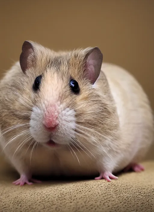 Prompt: hybrid chimera hamster hybrid with jabba the hutt from star wars, 8 k, 8 5 mm f 1. 8
