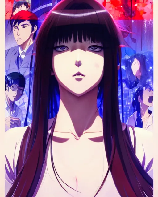 Image similar to An anime goddess of shadows || VERY VERY ANIME!!!, fine-face, Audrey Plaza, realistic shaded perfect face, fine details. Anime. realistic shaded lighting poster by Ilya Kuvshinov katsuhiro otomo ghost-in-the-shell, magali villeneuve, artgerm, Jeremy Lipkin and Michael Garmash and Rob Rey