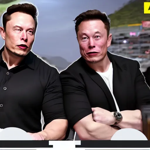 Prompt: elon musk and john cena visiting taiwan, photorealistic 4k