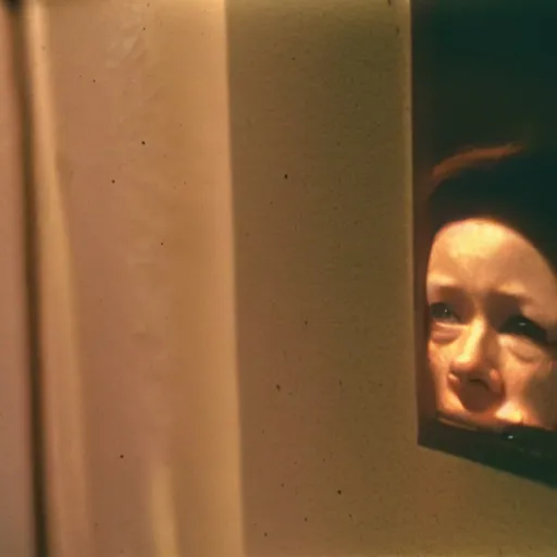 Prompt: 7 0 s film still from a horror movie of anne heche suffering from radiation induced moist desquamation and severe burns, kodachrome, cinecolor, cinestill, film grain, film texture, retro, cinematic, high resolution, photorealism, - w 8 6 7