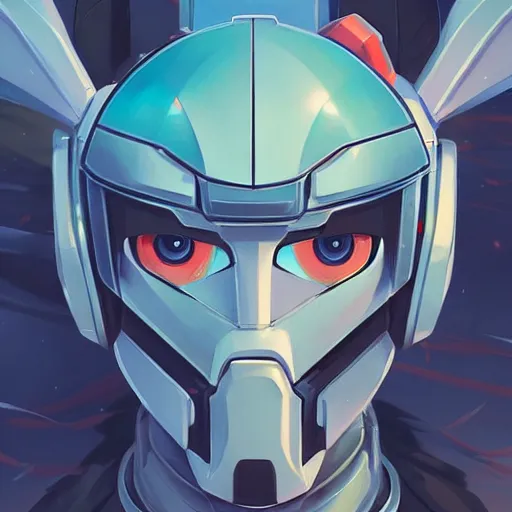 Image similar to face icon stylized minimalist robotech, loftis, cory behance hd by jesper ejsing, by rhads, makoto shinkai and lois van baarle, ilya kuvshinov, rossdraws global illumination