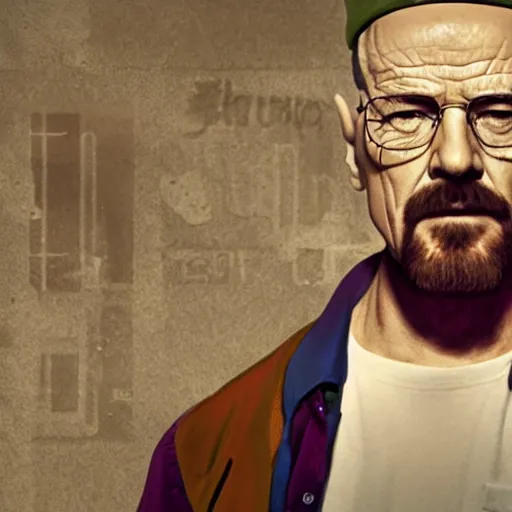 Prompt: Breaking bad in the style of Ingrid Vang Nyman