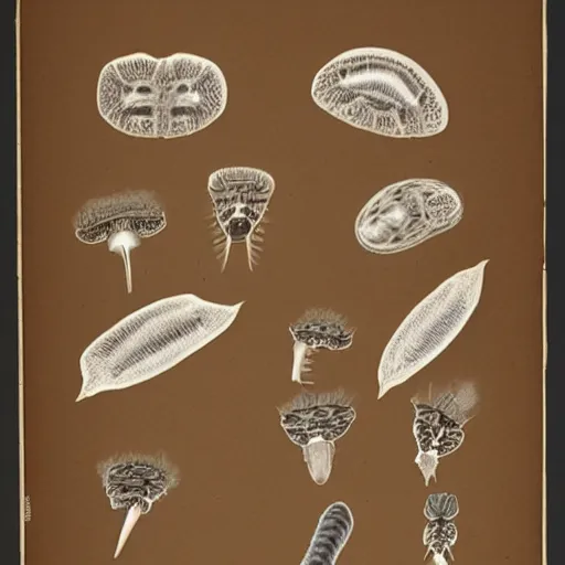 Image similar to auroralumina attenboroughii, detailled anatomic drawing,