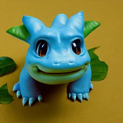 Image similar to photo of bulbasaur with willem dafoe face, national geographic award winning