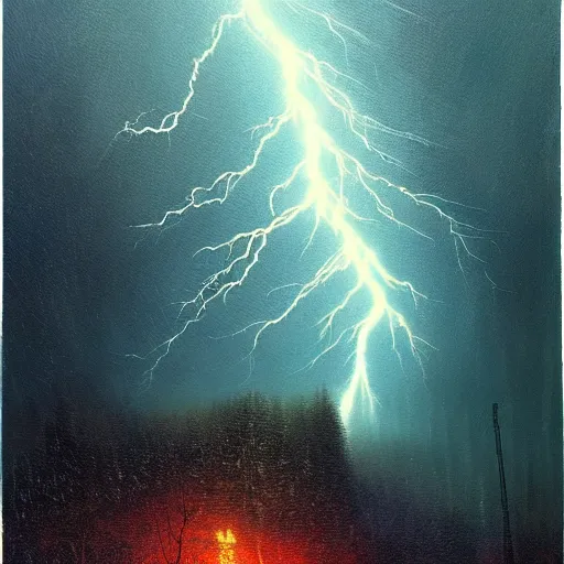 Image similar to a beautiful acrylic painting of group of climbers, extreme cold, storm, octane rendering, grim, dark, gloomy, cruel, volumetric lightning, hyperrealism, dichromatism, split - complementary colors, saturated colors, no blur, 4 k resolution, ultra detailed, john atkinson grimshaw, ivan shishkin, tyler edlin, scott listfield, eric zener