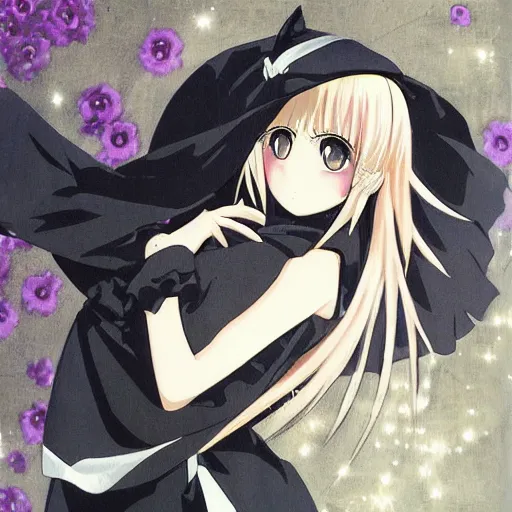 Image similar to marisa kirisame, anime art