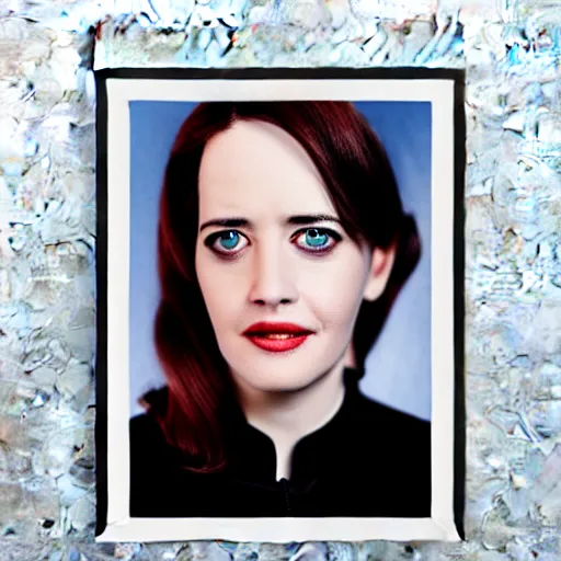 Image similar to a portrait of 3 0 year old eva green as a star fleet officer from star trek next generation, ultra rendered, extreme realism and detail, 8 k, highly detailed, realistic, completely framed, hyper realistic, colorful, direct lighting, 3 5 mm photo, photorealistic, sharp focus