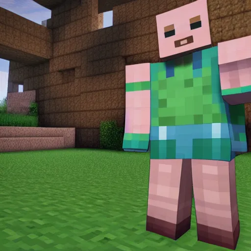 Image similar to minecraft steve in the style of danganronpa, 8k