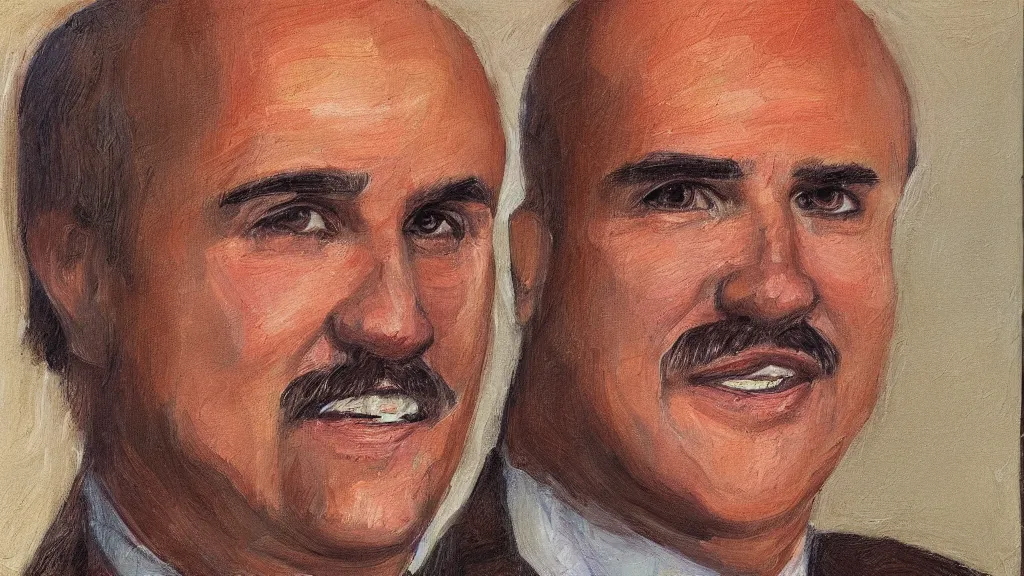 Image similar to fractal chivalrous detailed portrait of dr. phil mcgraw