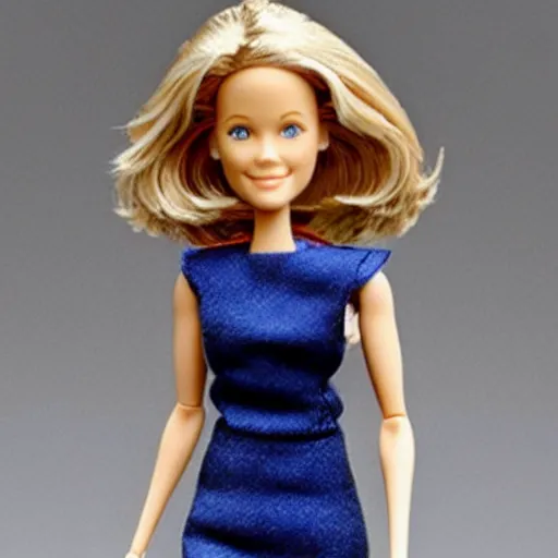 Prompt: Meg Ryan barbie doll