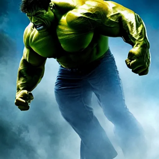 Image similar to The Rock plays the Incredible Hulk in new ultra hd movie, IMAX