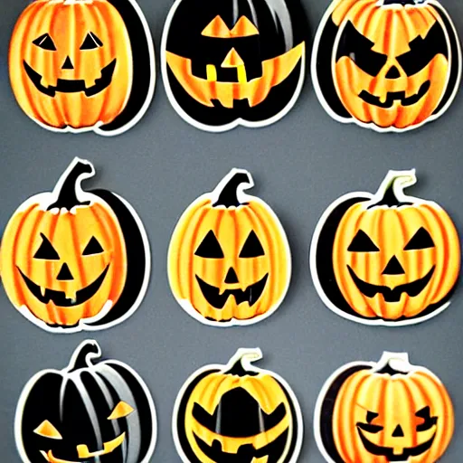 Image similar to vintage 1 9 8 0 s halloween stickers