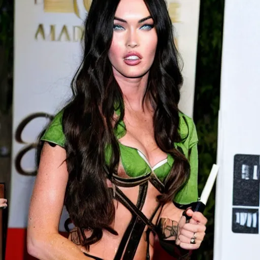 Image similar to megan fox as a wood elf