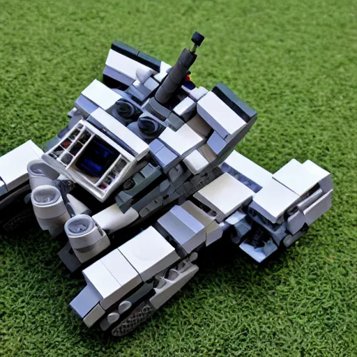 Image similar to mechwarrior timberwolf lego set