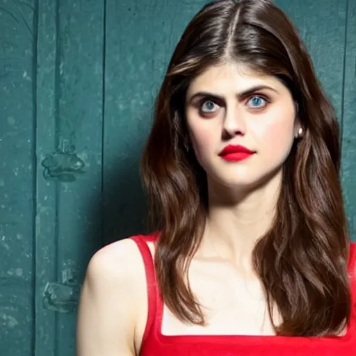 Prompt: alexandra daddario as mexican