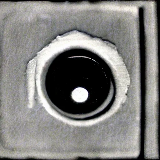 Image similar to hotel door eye hole creepy vintage 8 mm film