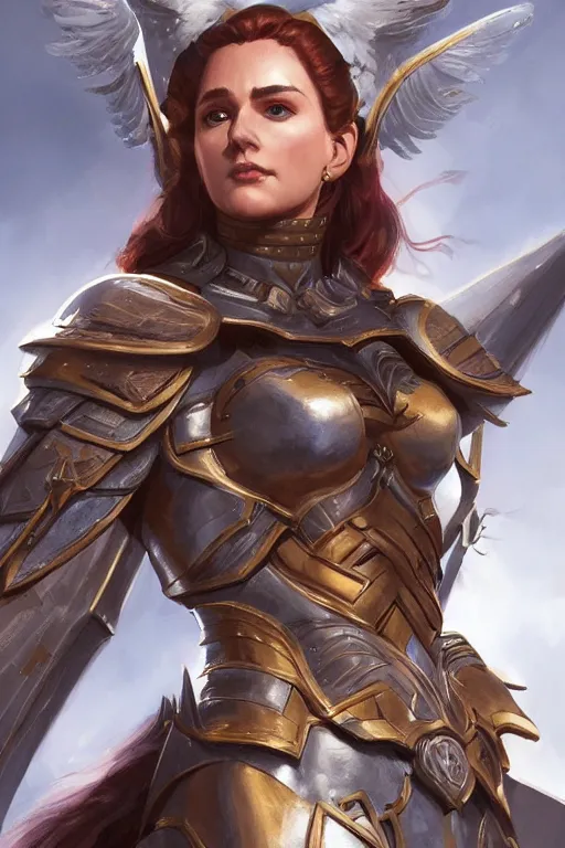 Image similar to amazon valkyrie athena, d & d, fantasy, portrait, highly detailed, headshot, digital painting, trending on artstation, concept art, sharp focus, illustration, art by artgerm and greg rutkowski and magali villeneuve