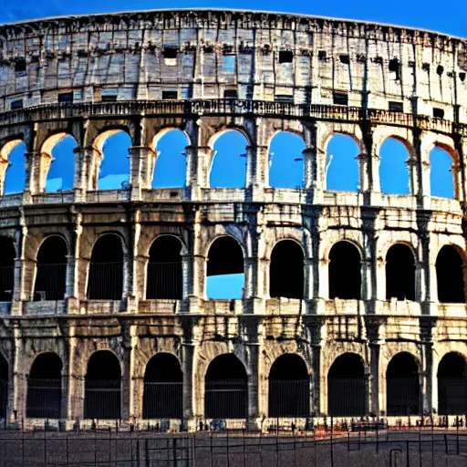 Image similar to squared cubic colosseum