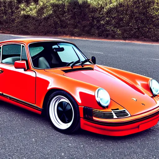 Image similar to a porsche 9 1 1 in the style of andy warhol