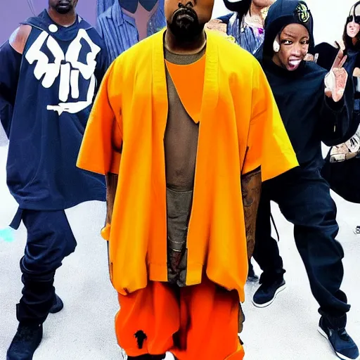 Image similar to Kanye west in Naruto